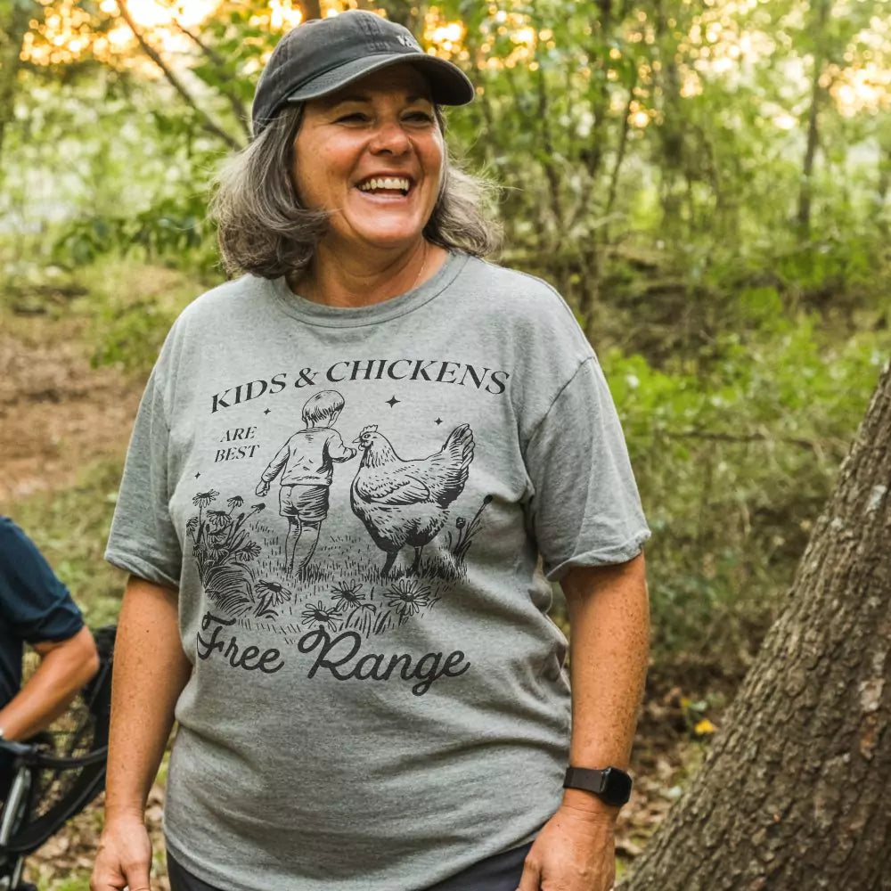 Kids & Chicken Free Range Tee