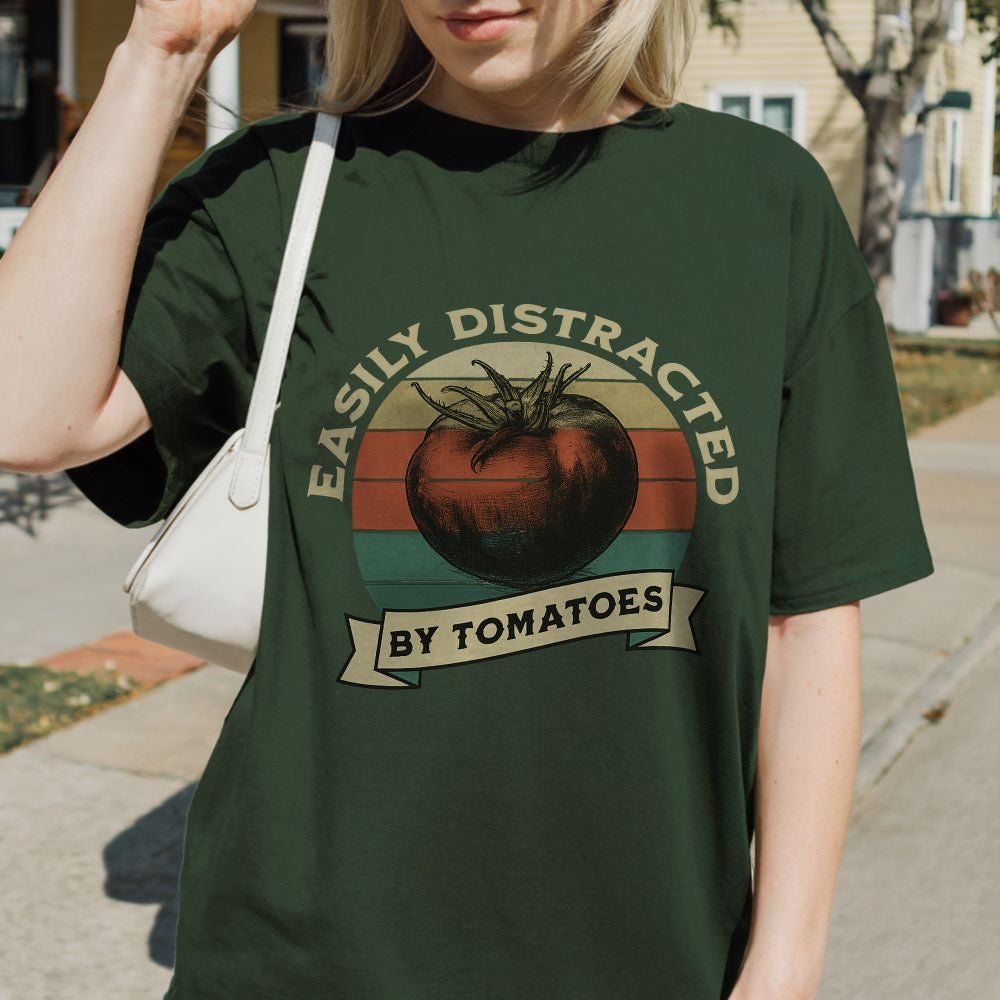 Easily Distracted by Tomatoes Tee