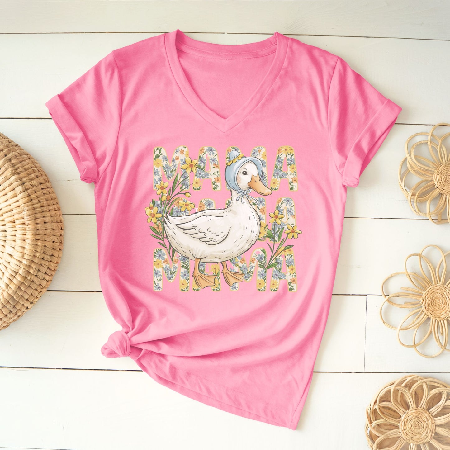 Mama Vneck Tee