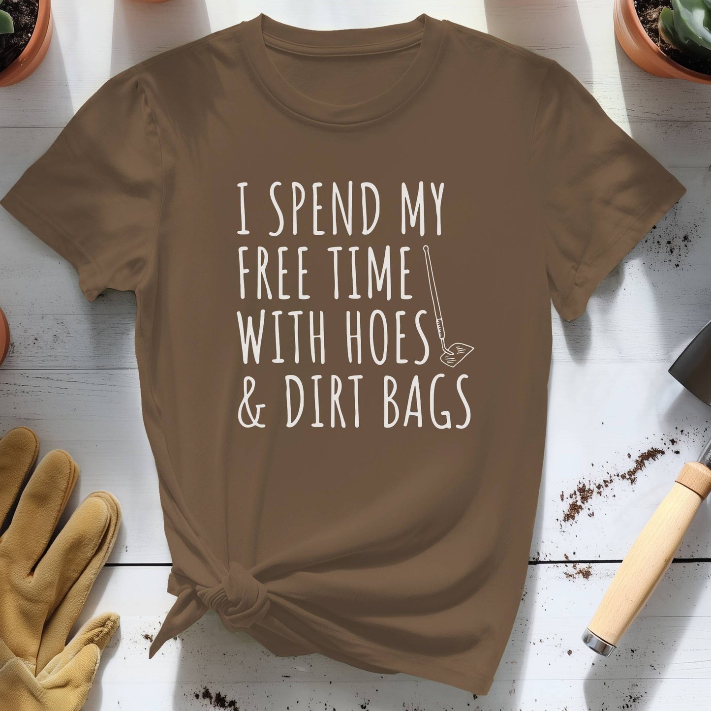 Free Time with Hoes and Dirt Bags Tee