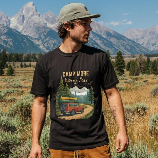 Camp More Worry Less Tee