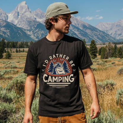 I'd Rather Be Camping Tee