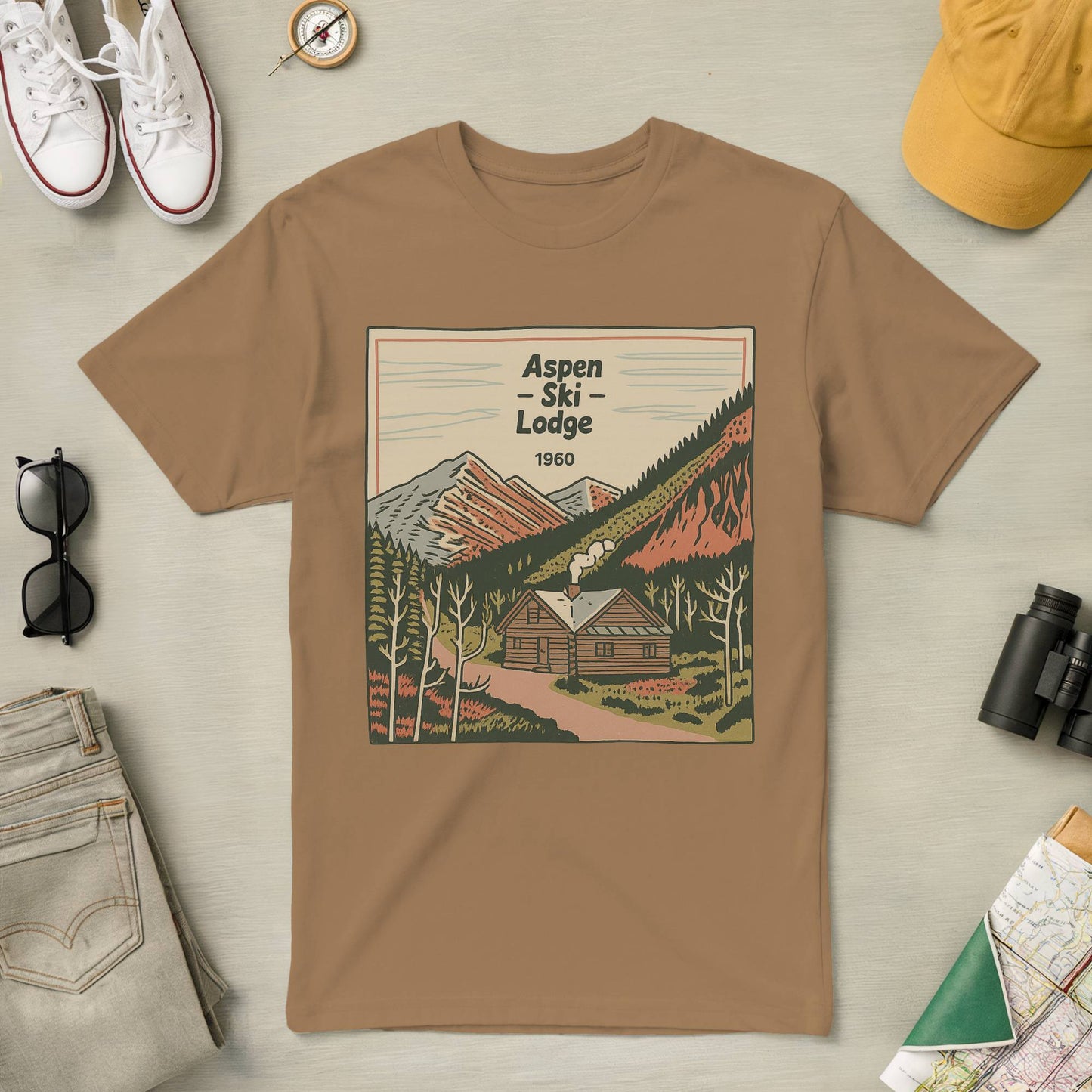 Aspen Ski Lodge Tee