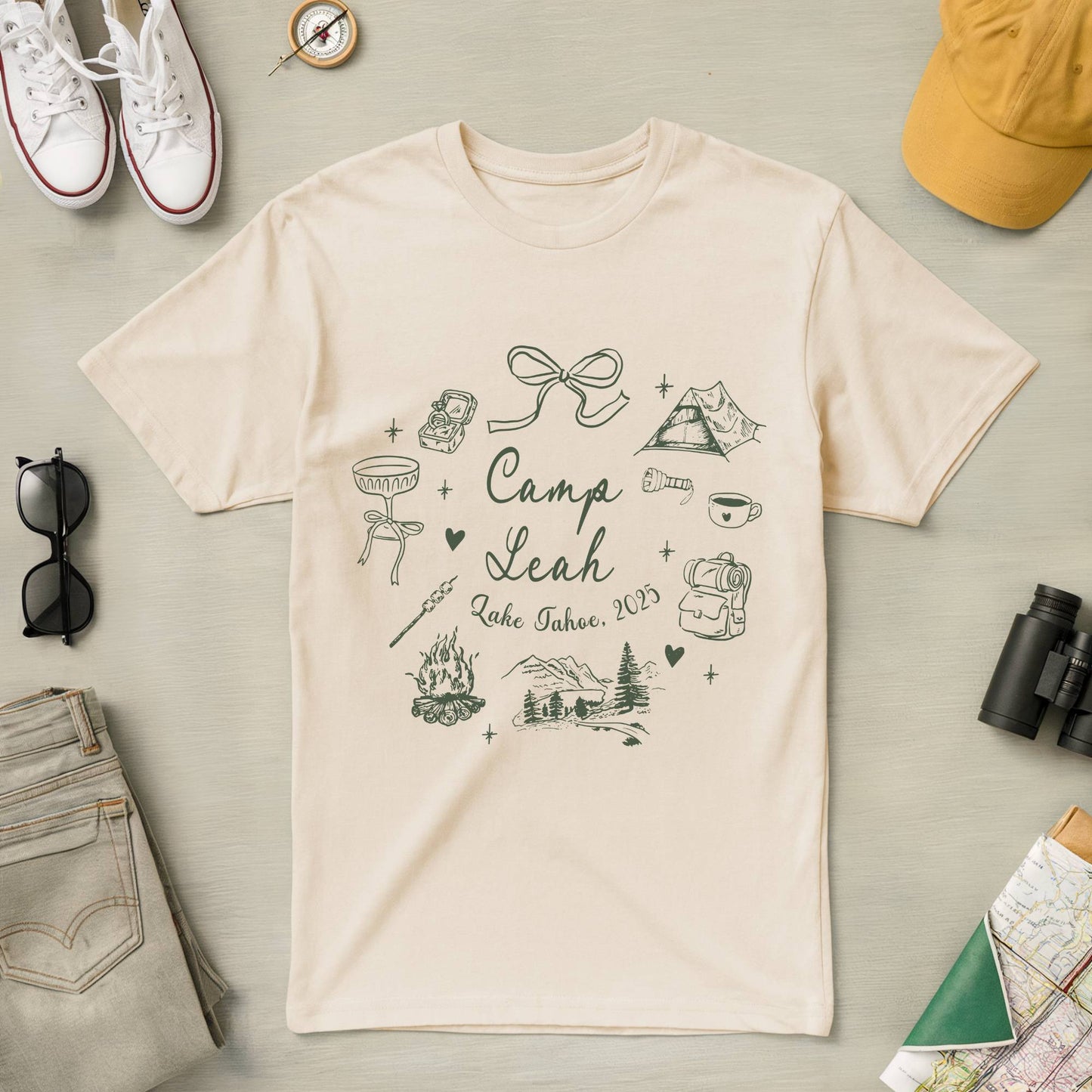 Camp [Your name] Tee (personalized)