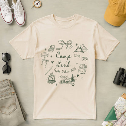 Camp [Your name] Tee (personalized)