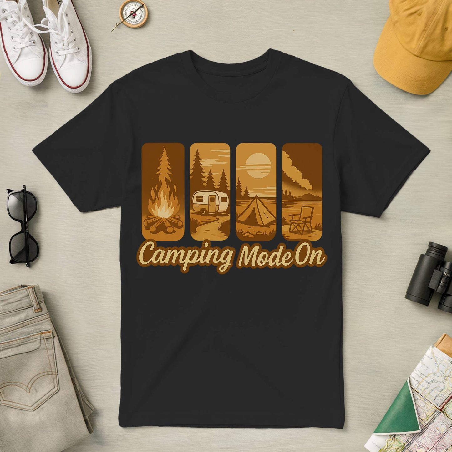 Camping Mode On Tee
