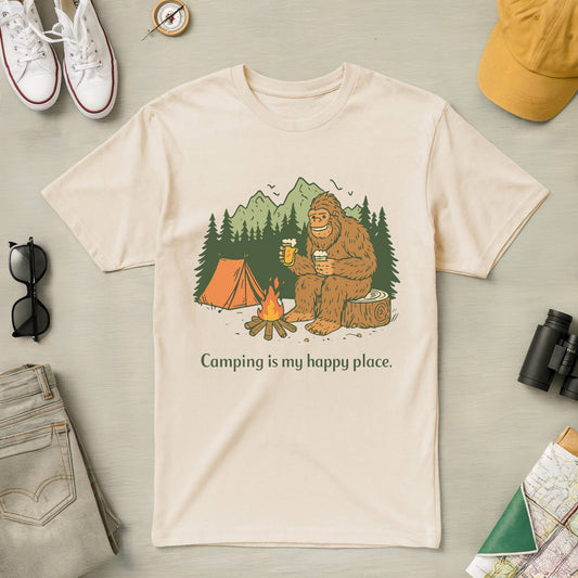 Camping is My Happy Place Tee