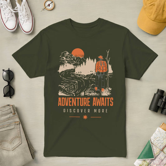 Adventure Awaits Discover More Tee