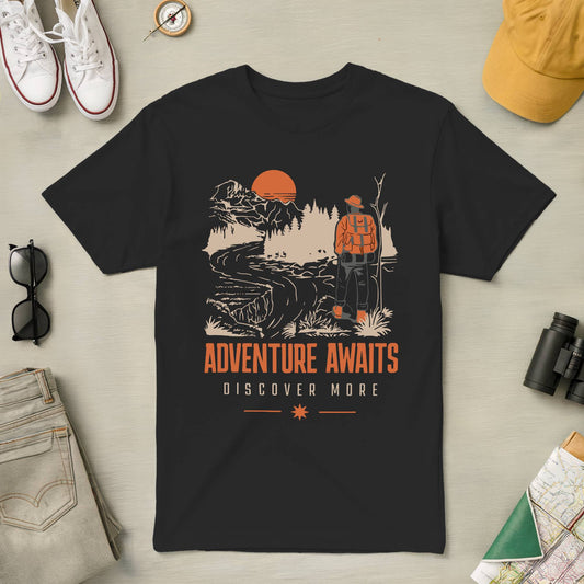 Adventure Awaits Discover More Tee