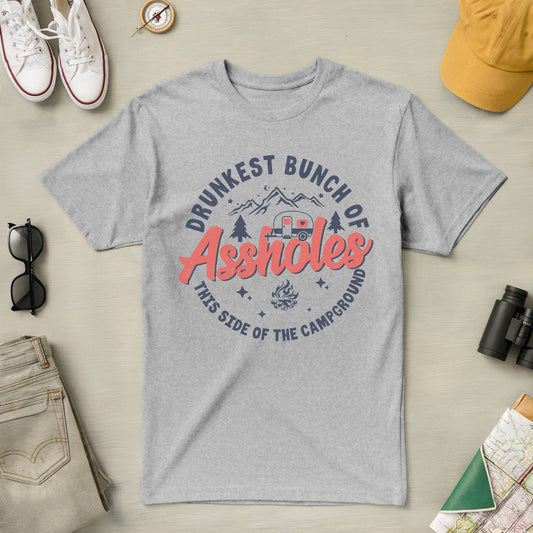 Drunkest Bunch of Aholes Tee