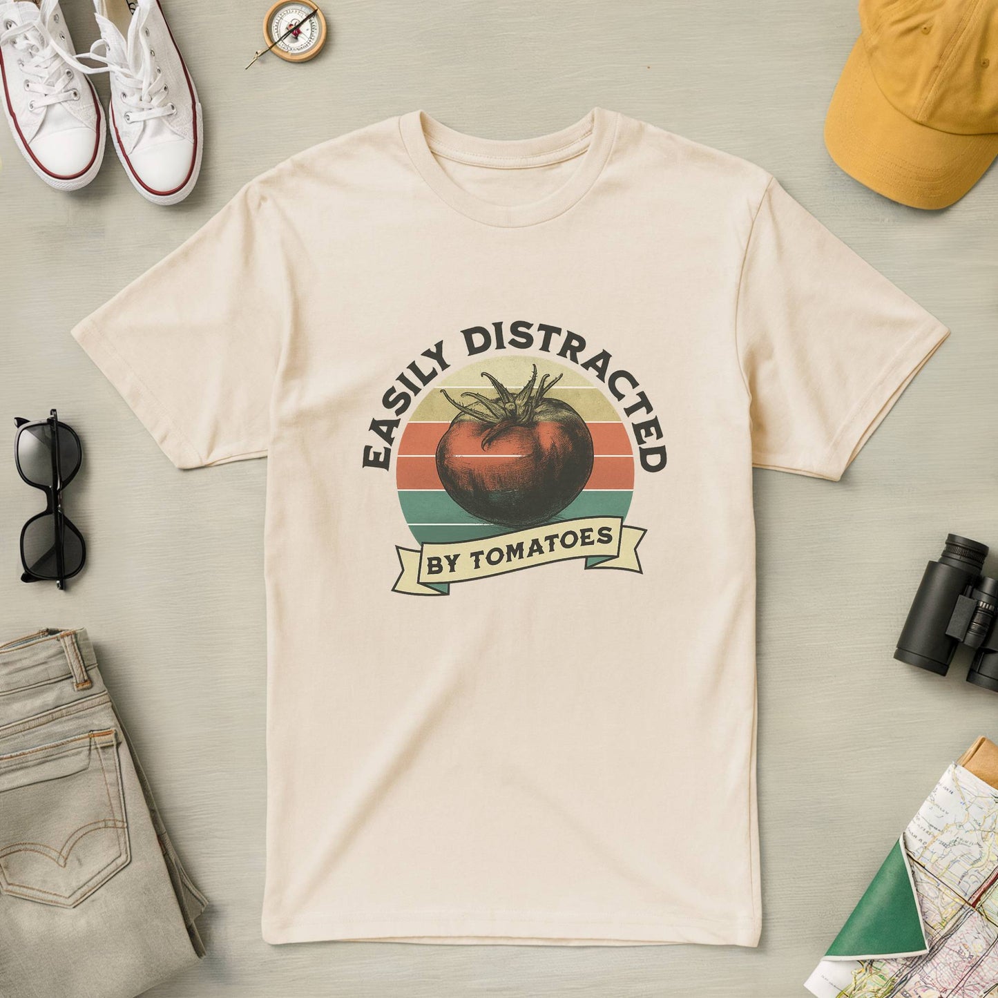 Easily Distracted by Tomatoes Tee