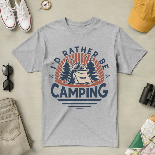 I'd Rather Be Camping Tee