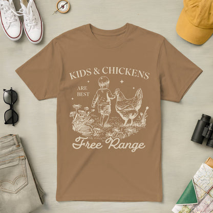 Kids & Chicken Free Range Tee