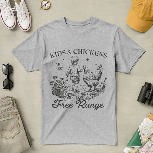 Kids & Chicken Free Range Tee