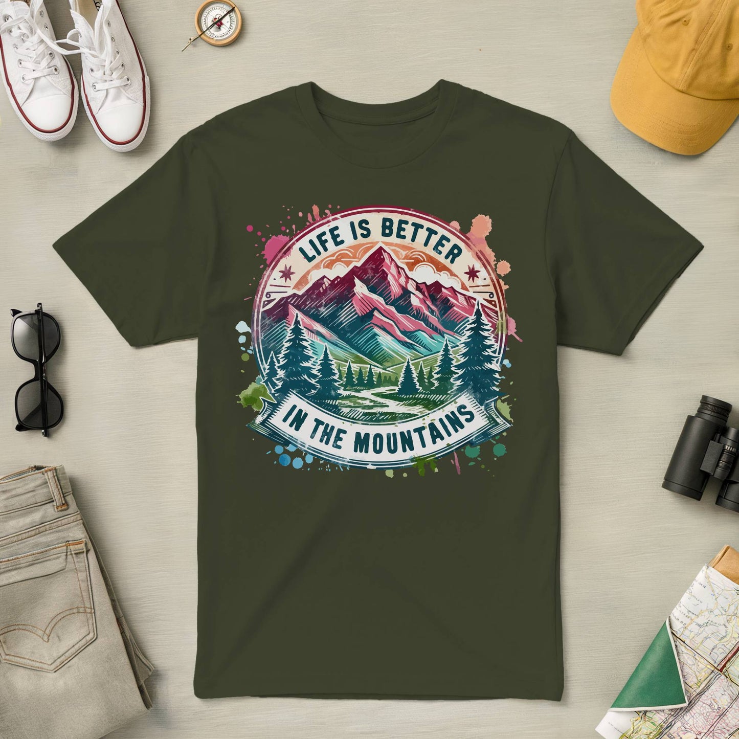 Life is Better in the Mountains Tee