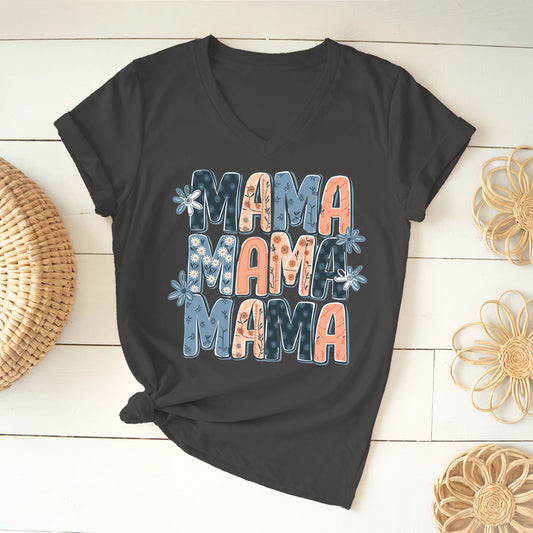 Mama Vneck Tee