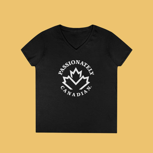 Passionately Canadian Vneck Tee (Arc Version)