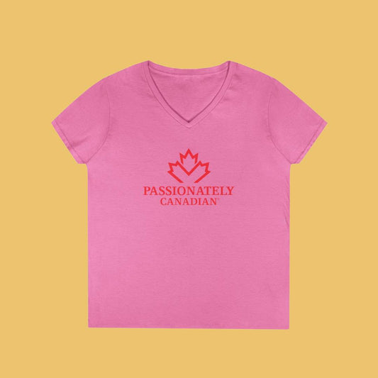 Passionately Canadian Vneck Tee