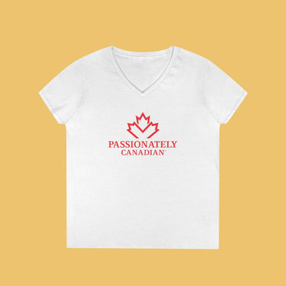 Passionately Canadian Vneck Tee
