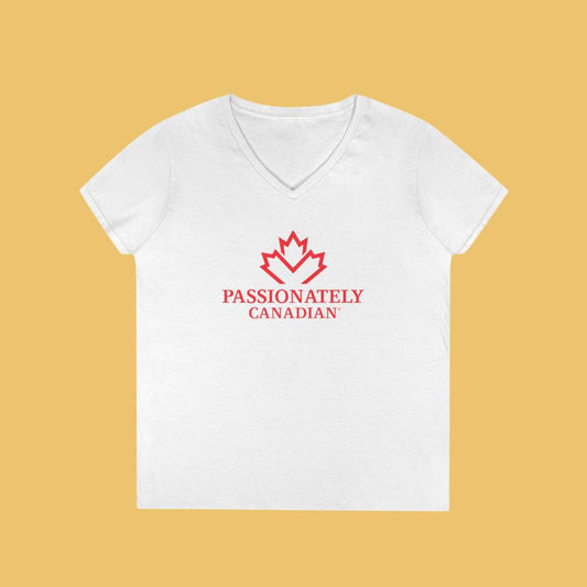 Passionately Canadian Vneck Tee