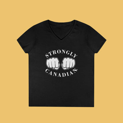 Strongly Canadian Vneck Tee