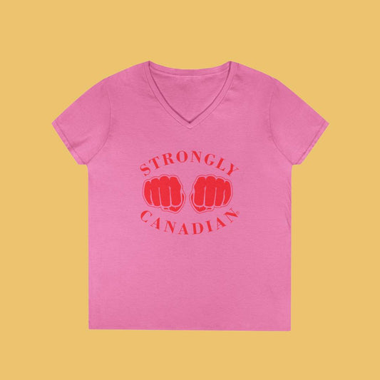 Strongly Canadian Vneck Tee