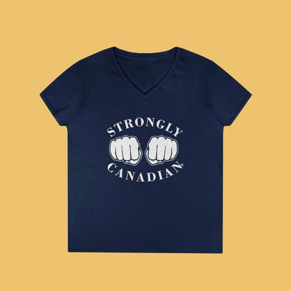 Strongly Canadian Vneck Tee