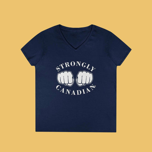 Strongly Canadian Vneck Tee