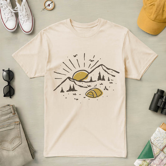 Sunrise Campout Tee