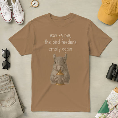 The Bird Feeder's Empty Again Tee