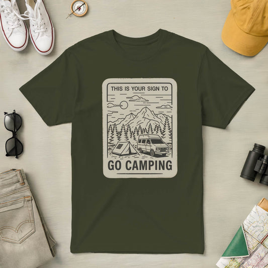 This Is Your Sign to Go Camping Tee