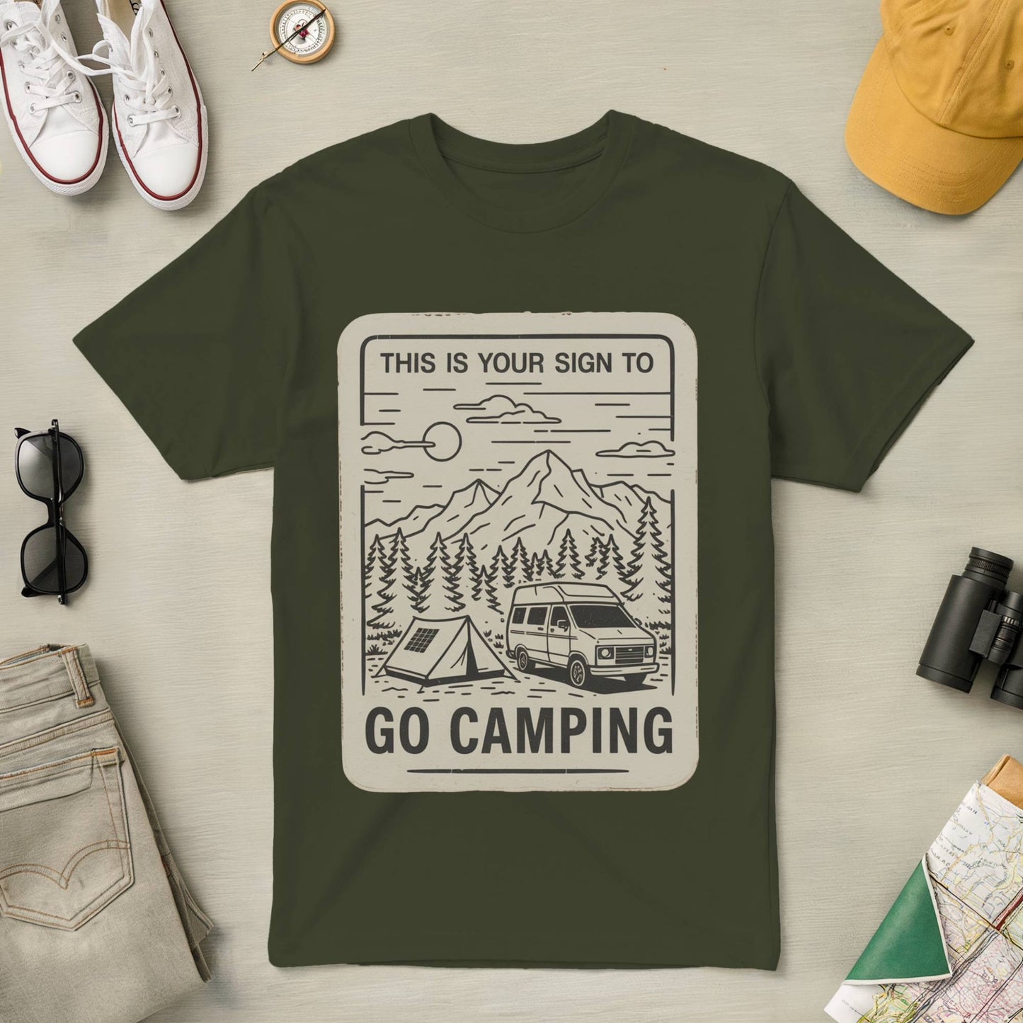 This Is Your Sign to Go Camping Tee