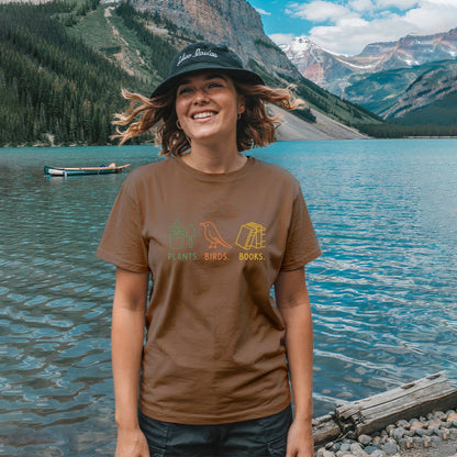 Plants Birds Books Tee