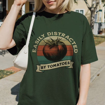 Easily Distracted by Tomatoes Tee